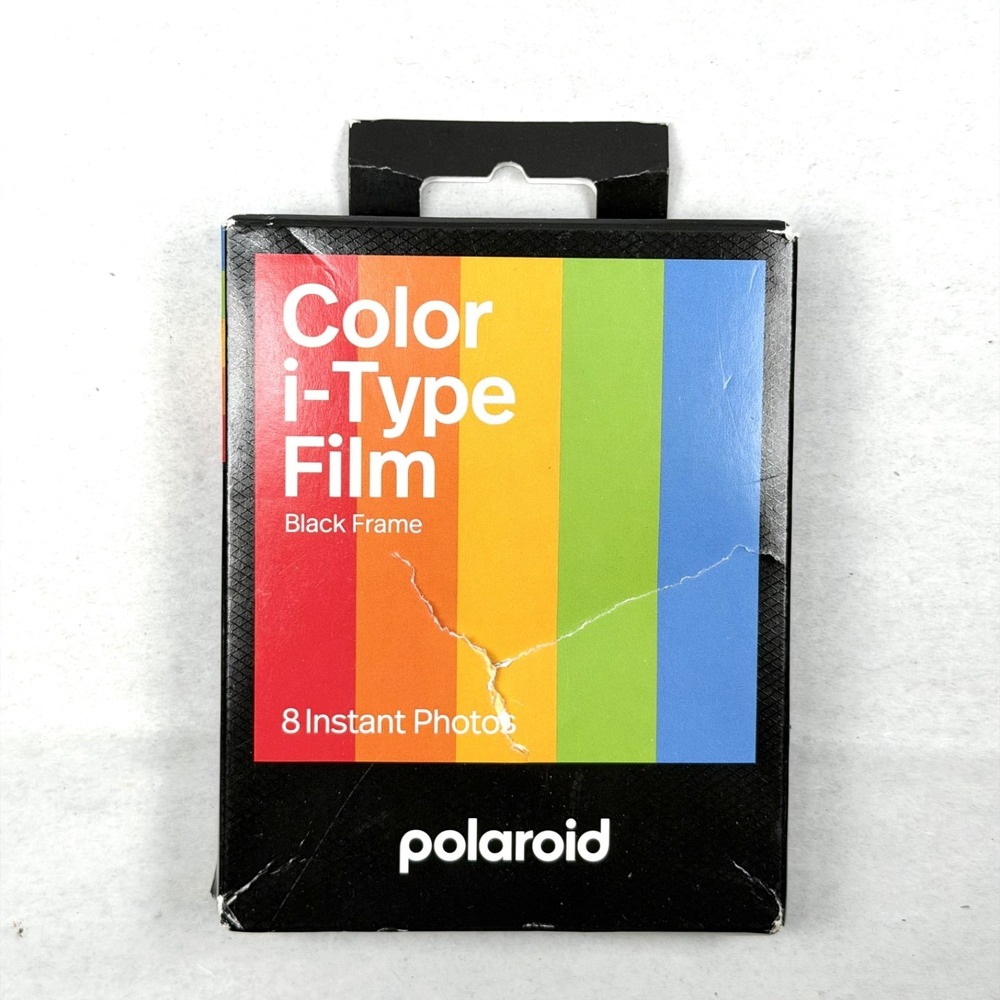 Polaroid Color i-Type Instant Film (Black Frame Edition, 8 Photos) NEW / Sealed